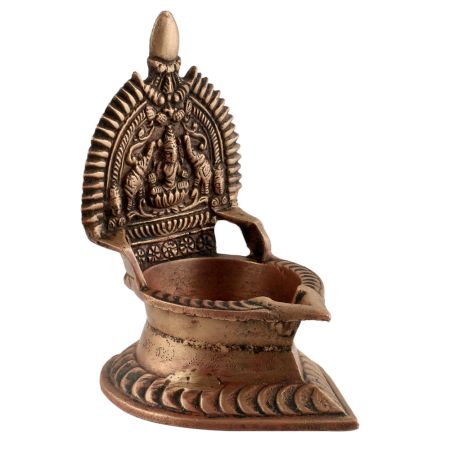 Handmade Deepalakshmi Ashtadhatu Oil Lamp